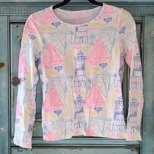 Like new Long Sleeve Vineyard Vines multi color L